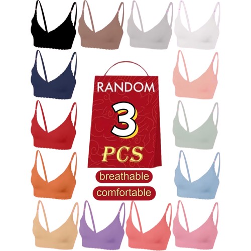 3pcs women wireless - bra, push